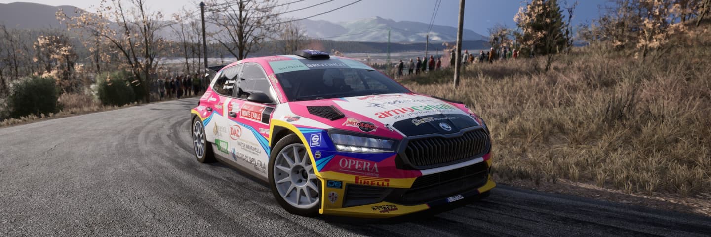 Skoda Fabia RS Rally2 on Sisteron